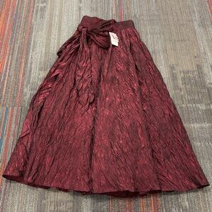 Vintage Hampton Nites Crinkled Formal Skirt Women’s Size 8 NEW